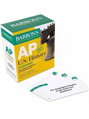 NEW EDITION Barron's AP U.S.
History Flashcards Set College Prep
Testing Season